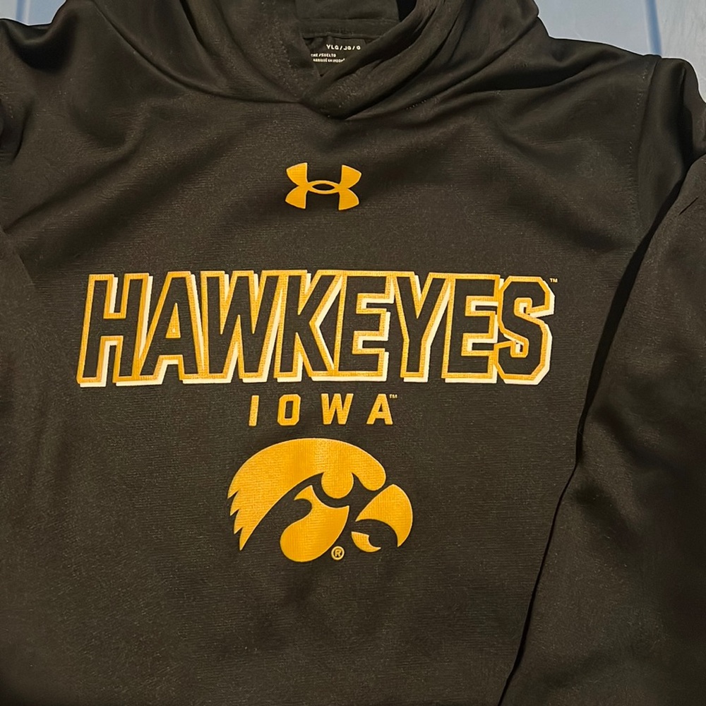 Youth Large Iowa Hawkeyes UA Hoodie
